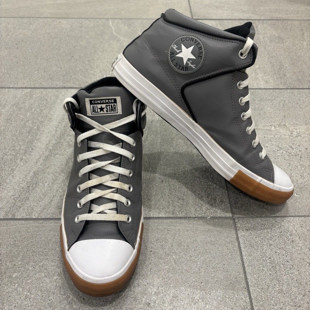 Converse Chuck Taylor All Star High Street Sneakers Men's Size 12 Grey 168722C
